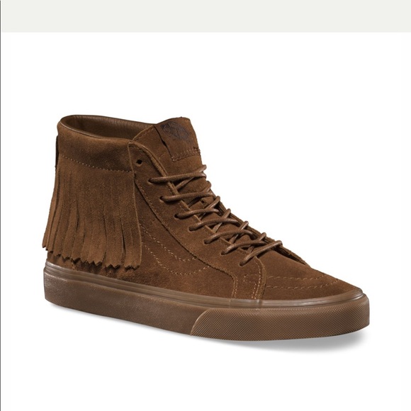 vans suede fringe